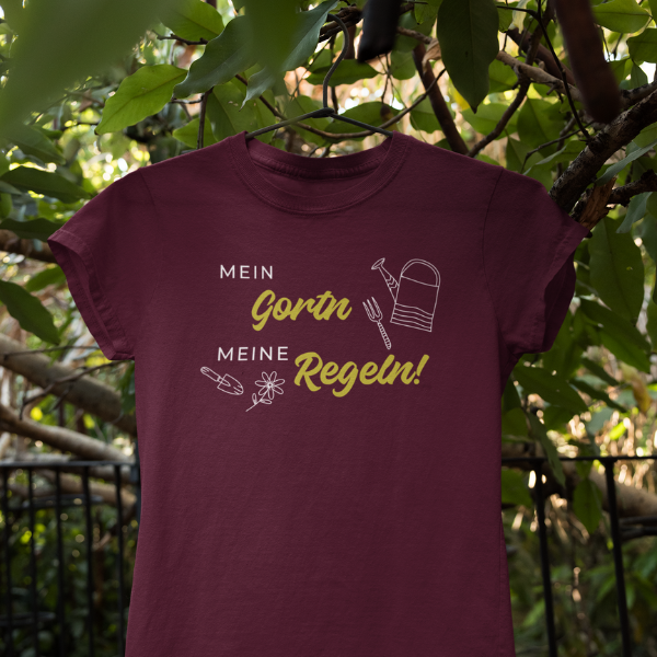 Mein Gortn, meine Regeln - Damenshirt Premium