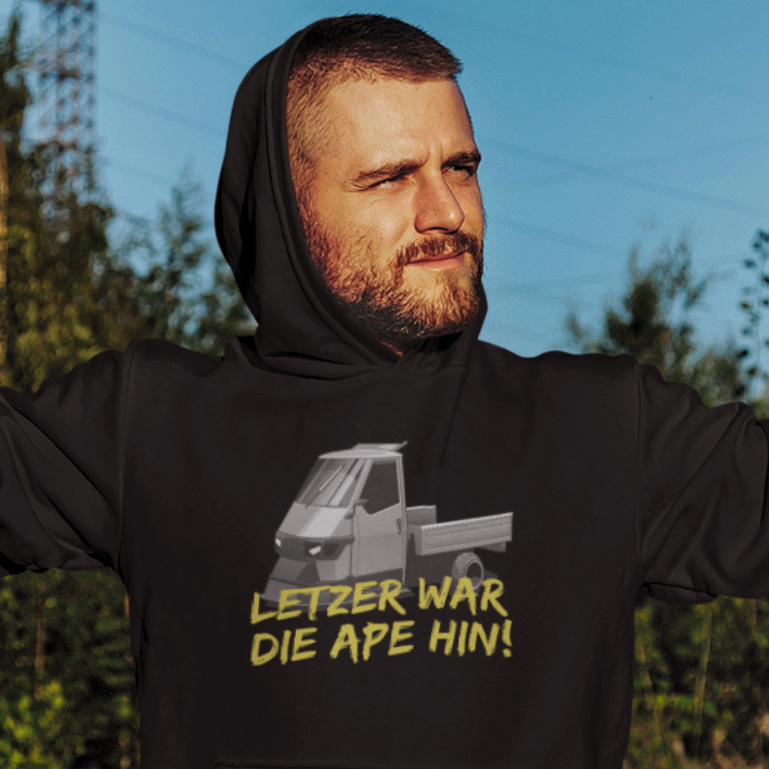 Letzer war die Ape hin - Unisex Hoodie Premium