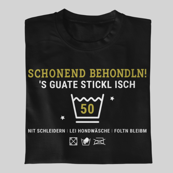 Schonend behondln 50 - Damenshirt Premium