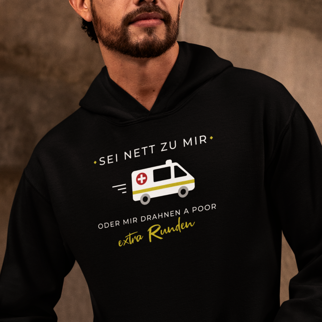 Sei nett zu mir, Rettung - Unisex Hoodie Premium