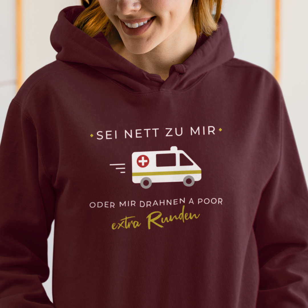 Sei nett zu mir, Rettung - Unisex Hoodie Premium