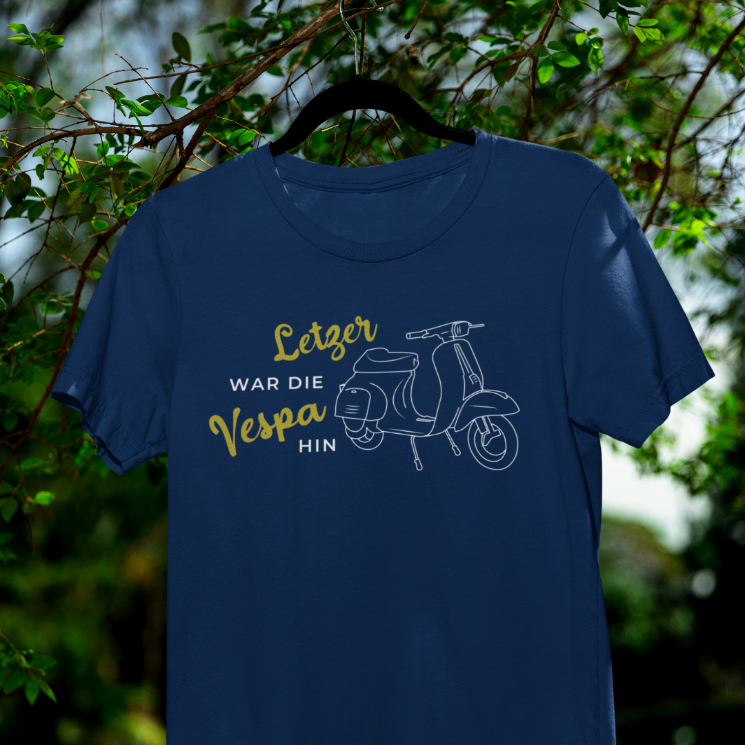 Letzer war die Vespa hin - Unisex Shirt Premium