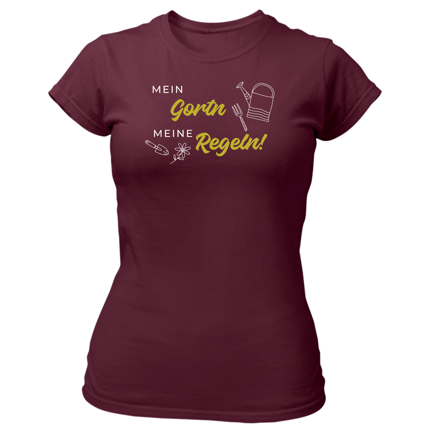 Mein Gortn, meine Regeln - Damenshirt Premium