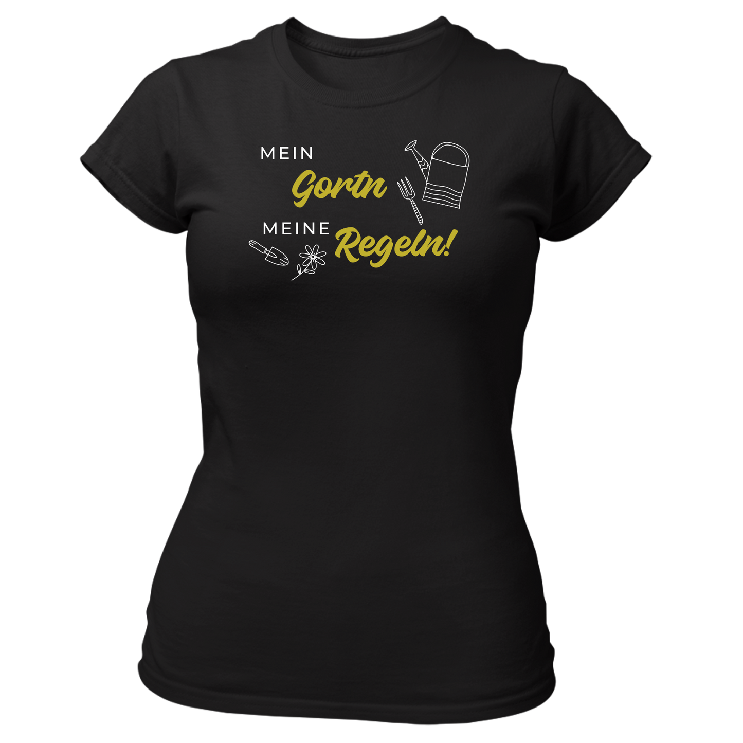 Mein Gortn, meine Regeln - Damenshirt Premium