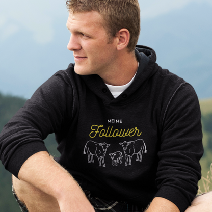 Meine Follower (Kuh) - Unisex Hoodie Premium