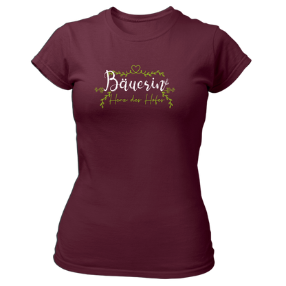 Bäuerin, Herz des Hofes - Damenshirt Premium