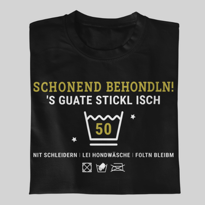 Schonend behondln 50 - Damenshirt Premium