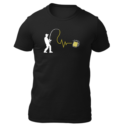 Fischen und Bier - Unisex Shirt Premium