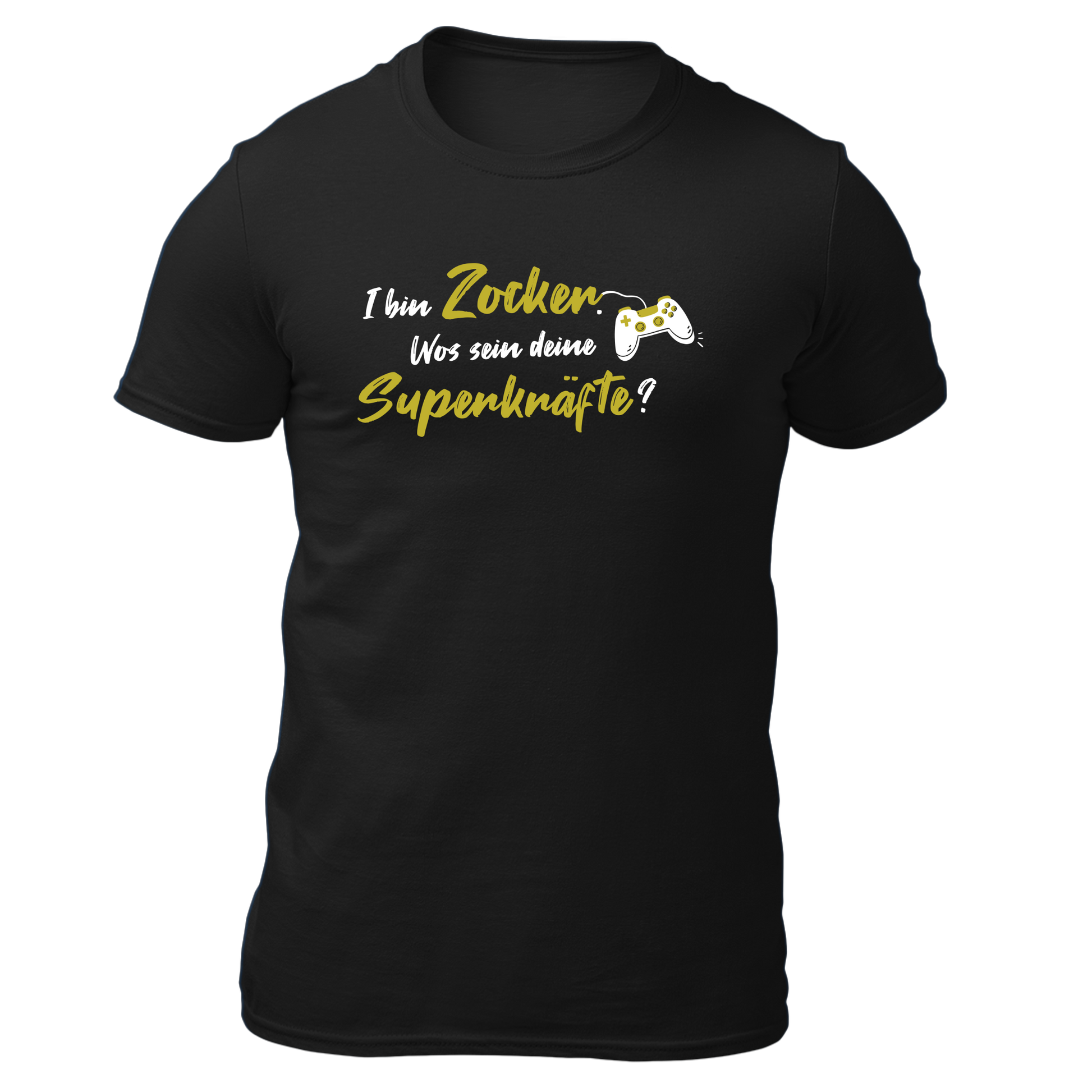 Zocker - Herren Shirt Bio - Schwarz / XS - Shirts & Tops