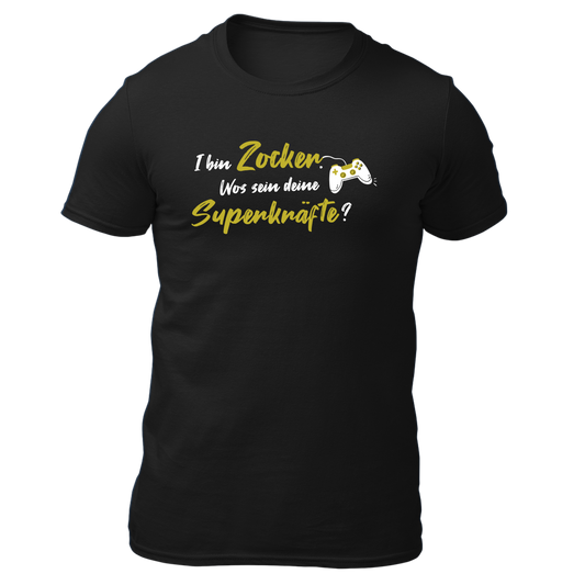 Zocker - Herren Shirt Bio - Schwarz / XS - Shirts & Tops