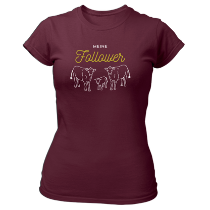 Meine Follower (Kuh)- Damenshirt Premium