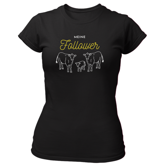 Meine Follower (Kuh)- Damenshirt Premium