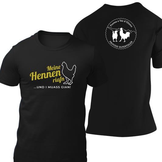 Meine Hennen riafn mit Logo Proveis U. - Herrn Shirt Bio