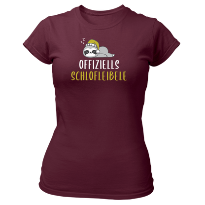 Offiziells Schlofleibele - Damenshirt Premium