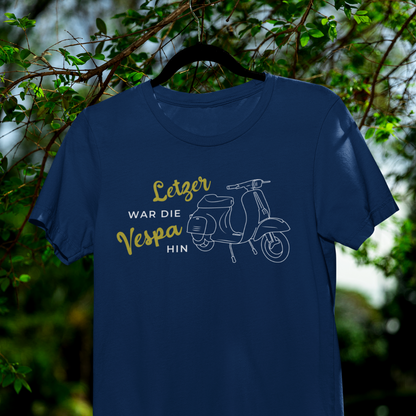 Letzer war die Vespa hin - Unisex Shirt Premium