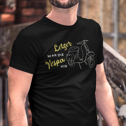 Letzer war die Vespa hin - Unisex Shirt Premium