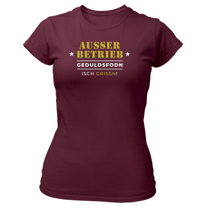 Ausser Betrieb - Damenshirt Premium