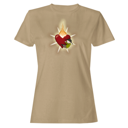 Brennendes Herz - Damen Shirt