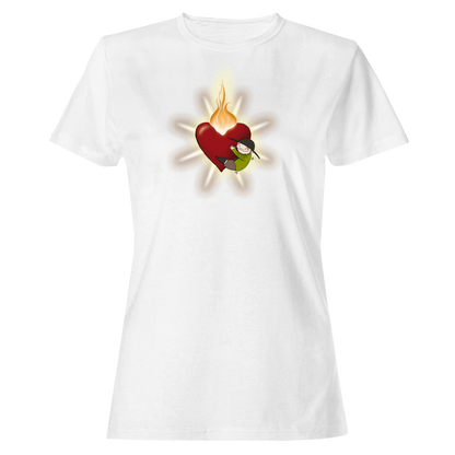 Brennendes Herz - Damen Shirt