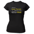 I brauch kuane Thearpie, i brauch lei an Wold - Damenshirt Premium