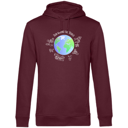 Lauf um die Welt - Unisex Hoodie Premium