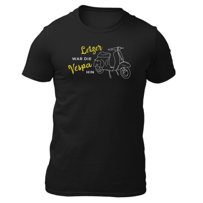 Letzer war die Vespa hin - Unisex Shirt Premium