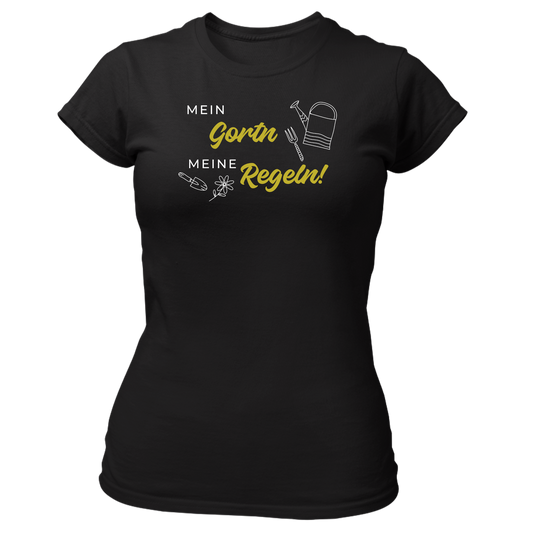 Mein Gortn, meine Regeln - Damenshirt Premium