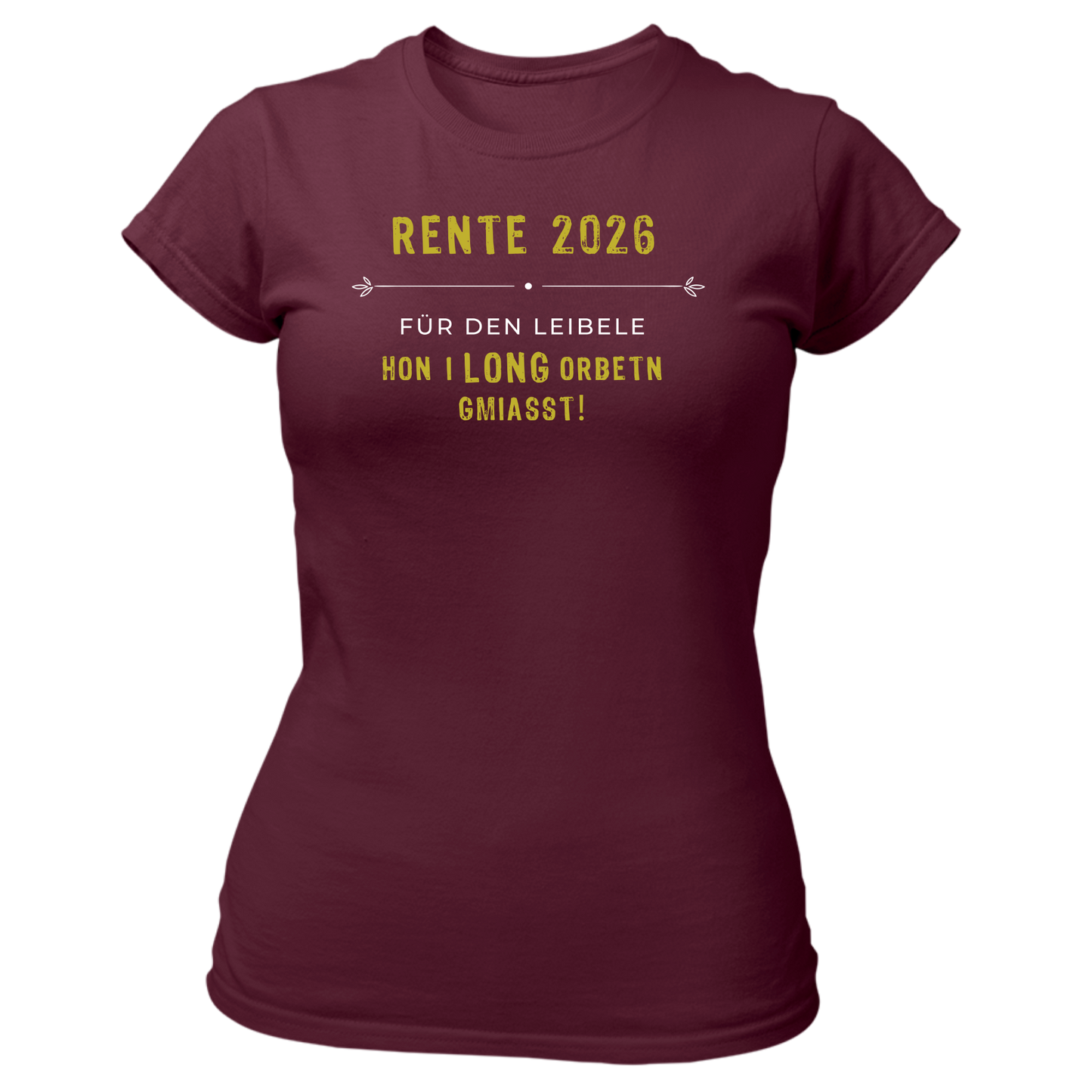Rente 2026 - Damenshirt Premium