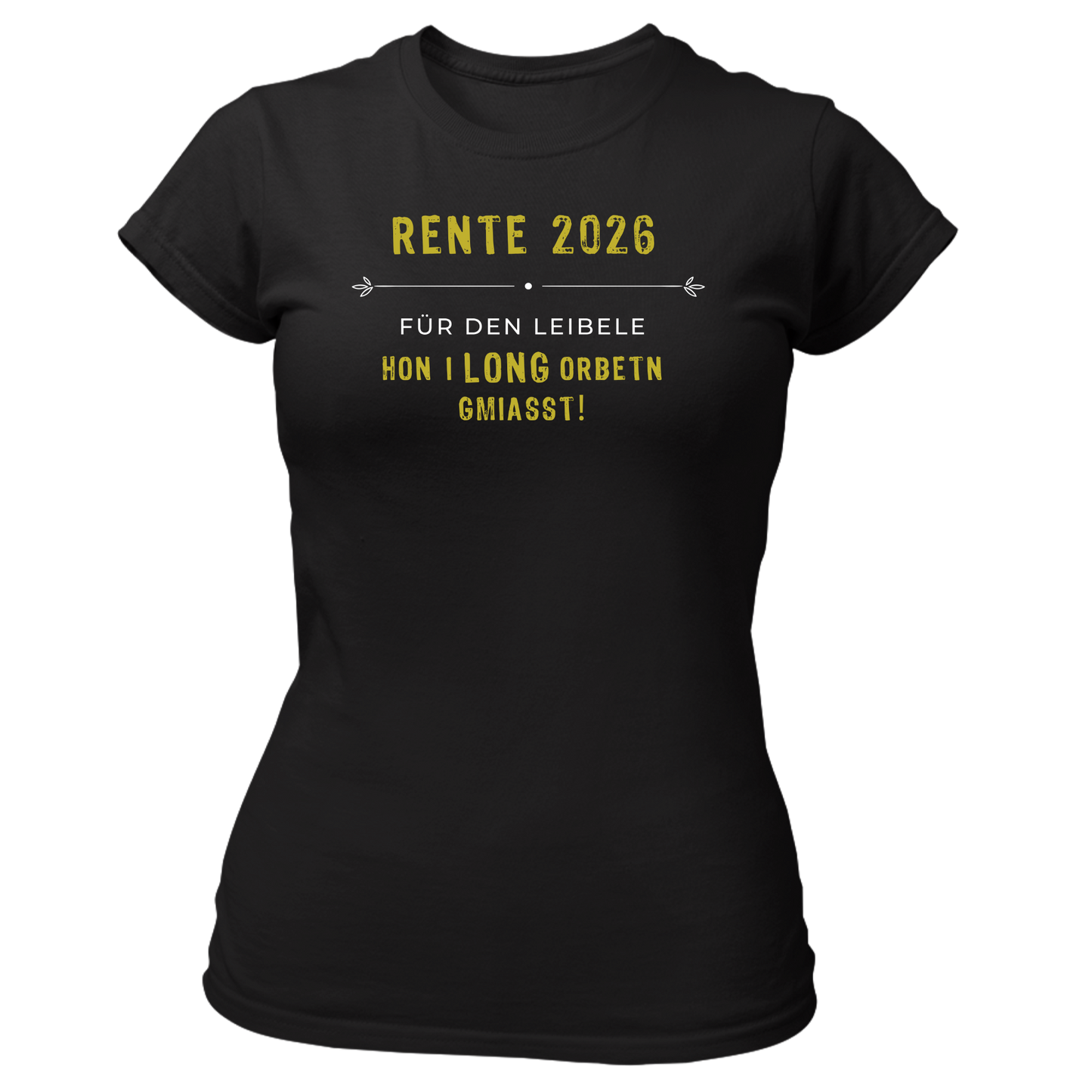 Rente 2026 - Damenshirt Premium