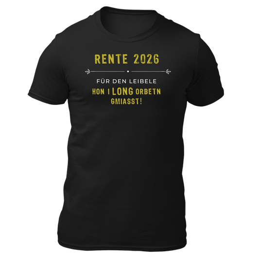 Rente 2026 - Unisex Shirt Premium