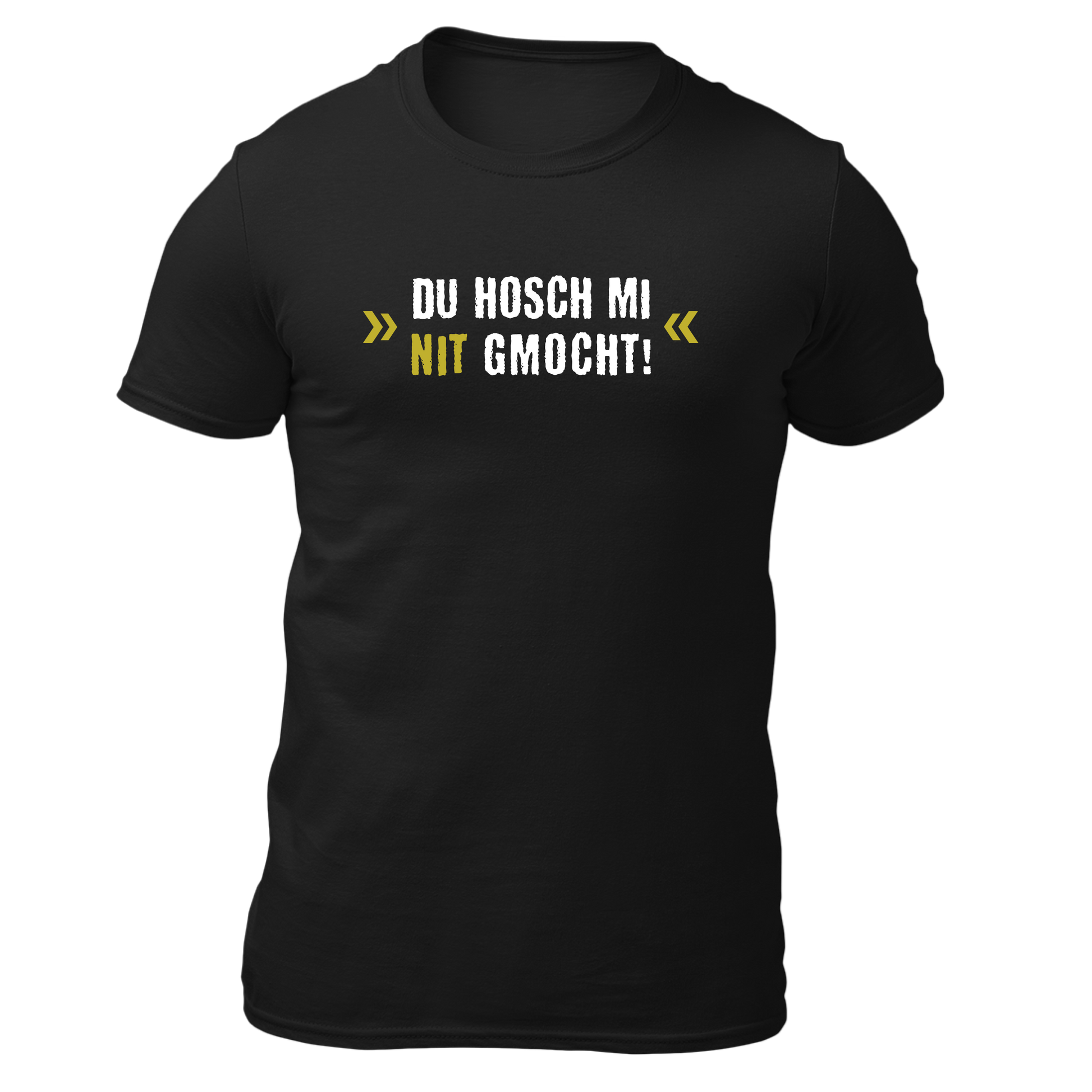 Du hosch mi nit gmocht - Herren Shirt Bio - Schwarz / S - Shirts & Tops