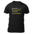 Grauvieh Traumvieh. Fleckvieh sell brauch i - Herren Shirt Bio - Schwarz / S - Shirts & Tops