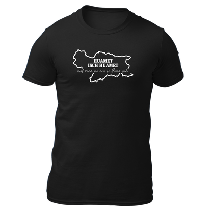 Huamet isch Huamet - Herren Shirt Bio - Schwarz / S - Shirts & Tops