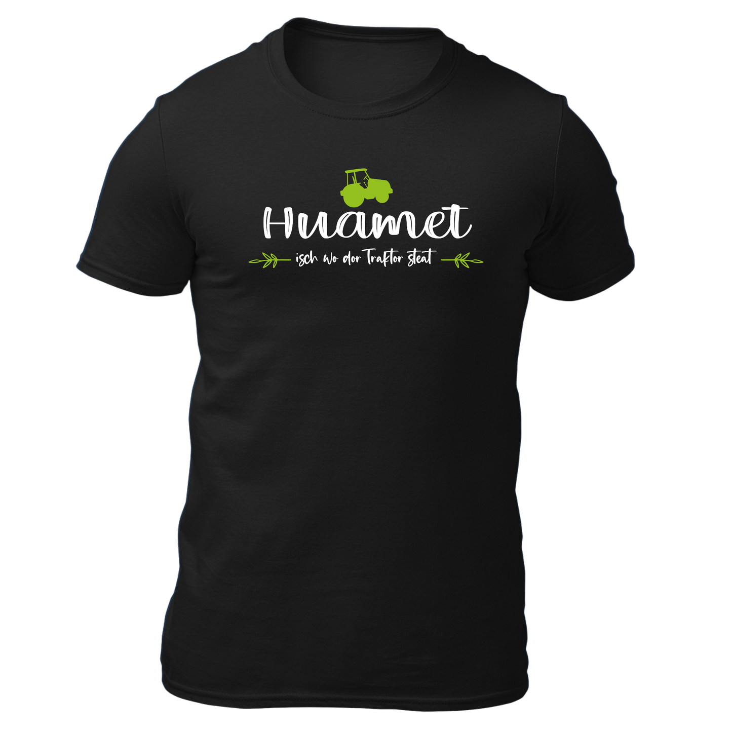 Huamet Traktor - Herren Shirt Bio - Schwarz / S - Shirts & Tops